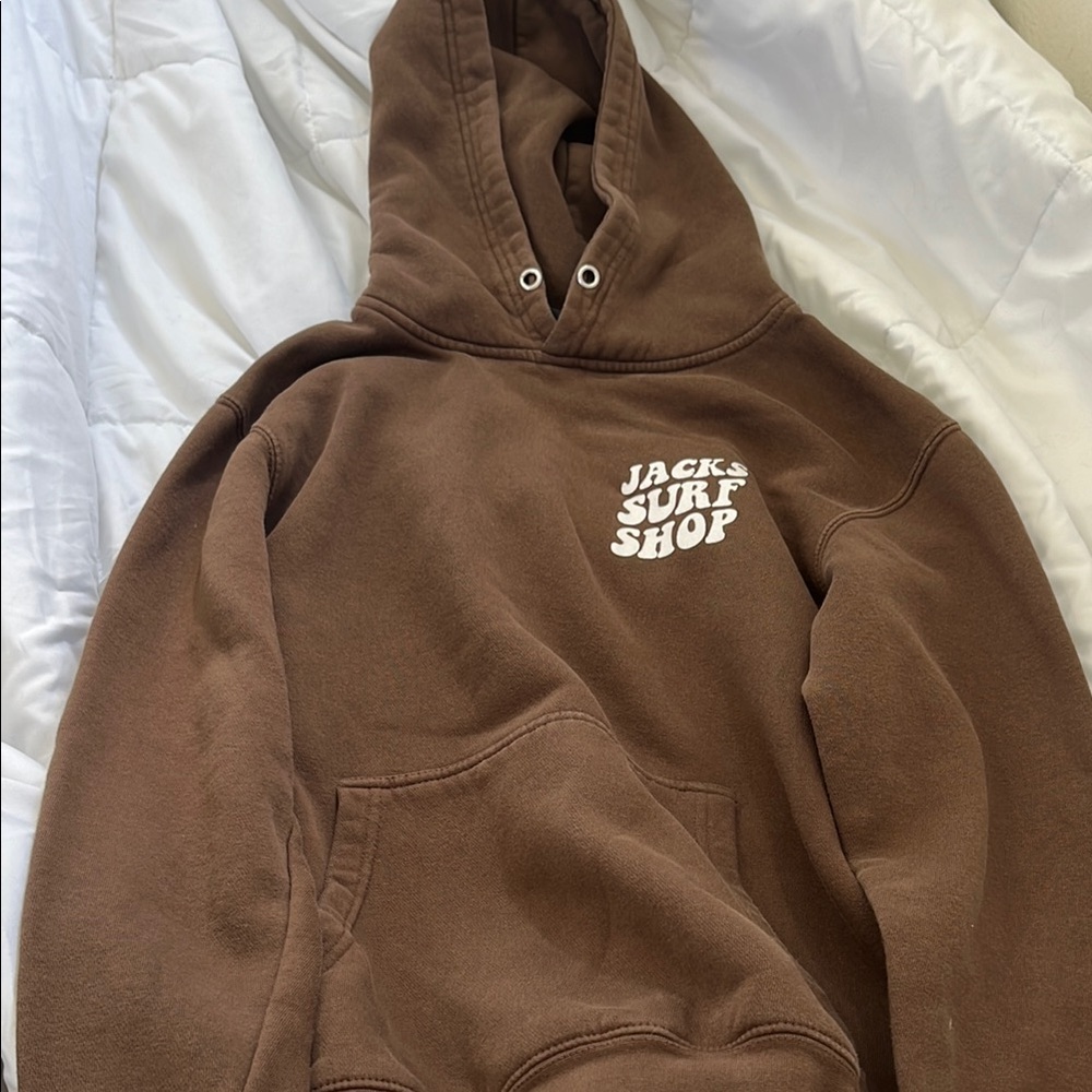 Brown Hoodie with Logo
